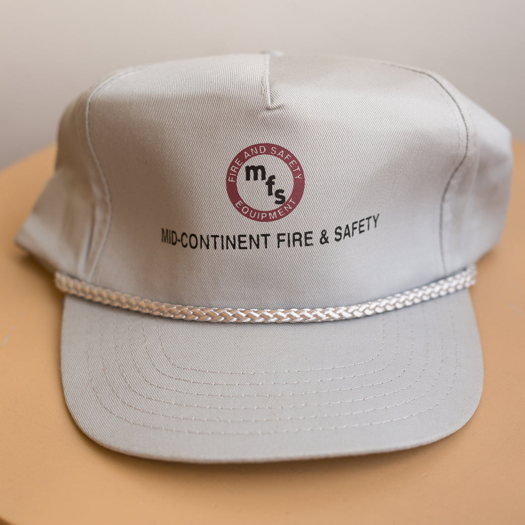 gray fire & safety hat