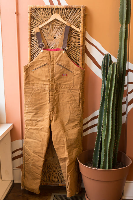 insulated tan dickies overalls
