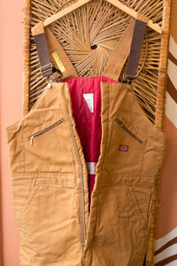 insulated tan dickies overalls