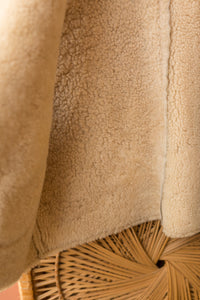 leather sherpa vest