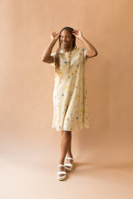 Load image into Gallery viewer, light yellow floral dress