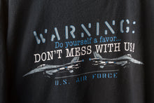 Load image into Gallery viewer, black air force tee