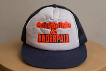 Load image into Gallery viewer, overworked &amp; underpaid hat
