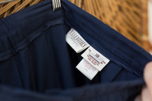 Load image into Gallery viewer, navy blue pleated skirt