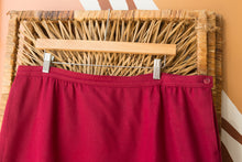 Load image into Gallery viewer, red pendleton wool skirt