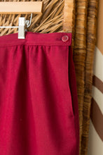 Load image into Gallery viewer, red pendleton wool skirt