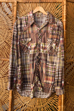 Load image into Gallery viewer, plaid pearl snap shirt