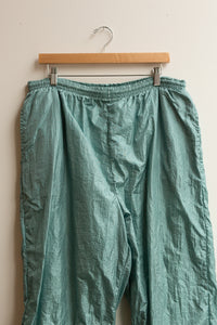 teal windbreaker pants