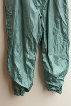 Load image into Gallery viewer, teal windbreaker pants