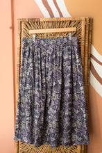 Load image into Gallery viewer, purple floral skirt