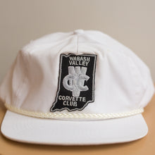 Load image into Gallery viewer, white corvette club hat