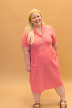 Load image into Gallery viewer, pink collared dress