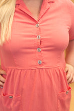 Load image into Gallery viewer, pink collared dress