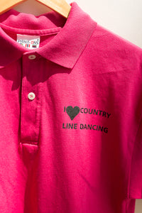 pink line dancing shirt