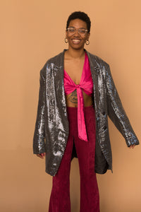 sequin blazer