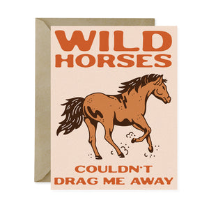 wild horses card